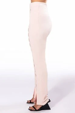 TINO SMALL KEYHOLE TROUSER -AKIRA Shop tino small keyhole trouser light pink 6 6 c1