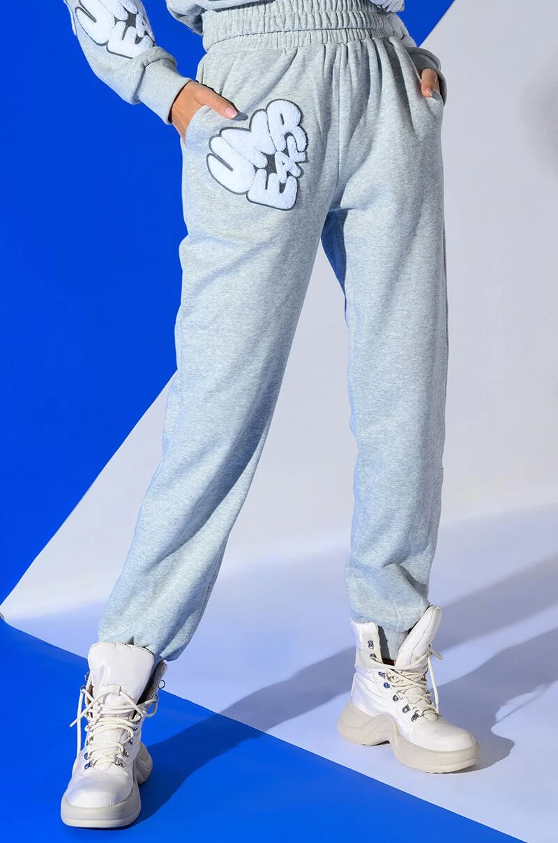 UNREAL JOGGER WITH PATCHES 3 UNREAL JOGGER WITH PATCHES