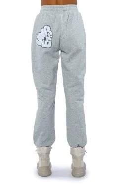 UNREAL JOGGER WITH PATCHES 18 UNREAL JOGGER WITH PATCHES -AKIRA Shop unreal jogger with patches heather grey 8 8