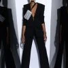 VIBE SO RARE TWO PIECE BLAZER JUMPSUIT -AKIRA Shop vibe so rare two piece blazer jumpsuit black 1 1