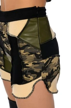 VICTORIOUS SHORTS -AKIRA Shop victorious shorts green multi 10 10