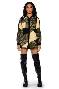 VICTORIOUS SHORTS -AKIRA Shop victorious shorts green multi 5 5 c1 c1