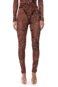 WILD CHEETAH PRINT LEGGINGS