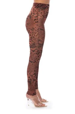WILD CHEETAH PRINT LEGGINGS 13 WILD CHEETAH PRINT LEGGINGS -AKIRA Shop wild cheetah print leggings beige multi 5 5