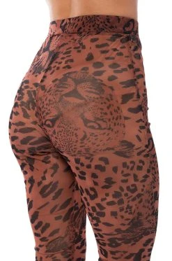 WILD CHEETAH PRINT LEGGINGS 15 WILD CHEETAH PRINT LEGGINGS -AKIRA Shop wild cheetah print leggings beige multi 7 7