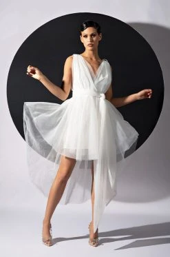 WOKE UP LIKE THIS MINI TULLE DRESS -AKIRA Shop woke up like this mini tulle dress white 1 1 c1 c1